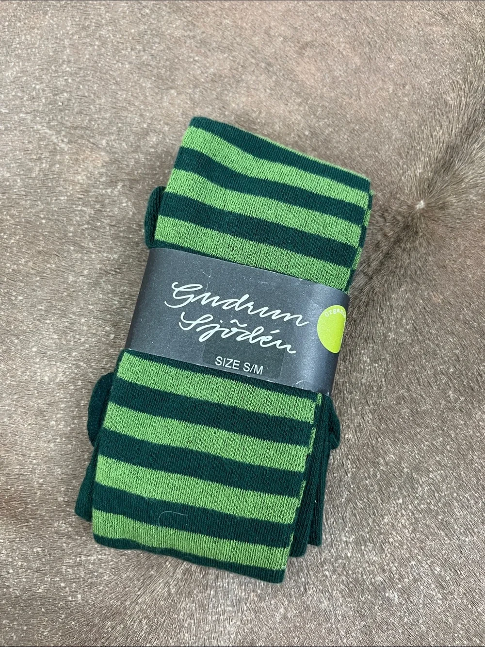 Gudrun Sjödén Striped Organic Cotton Blend Tights S/M